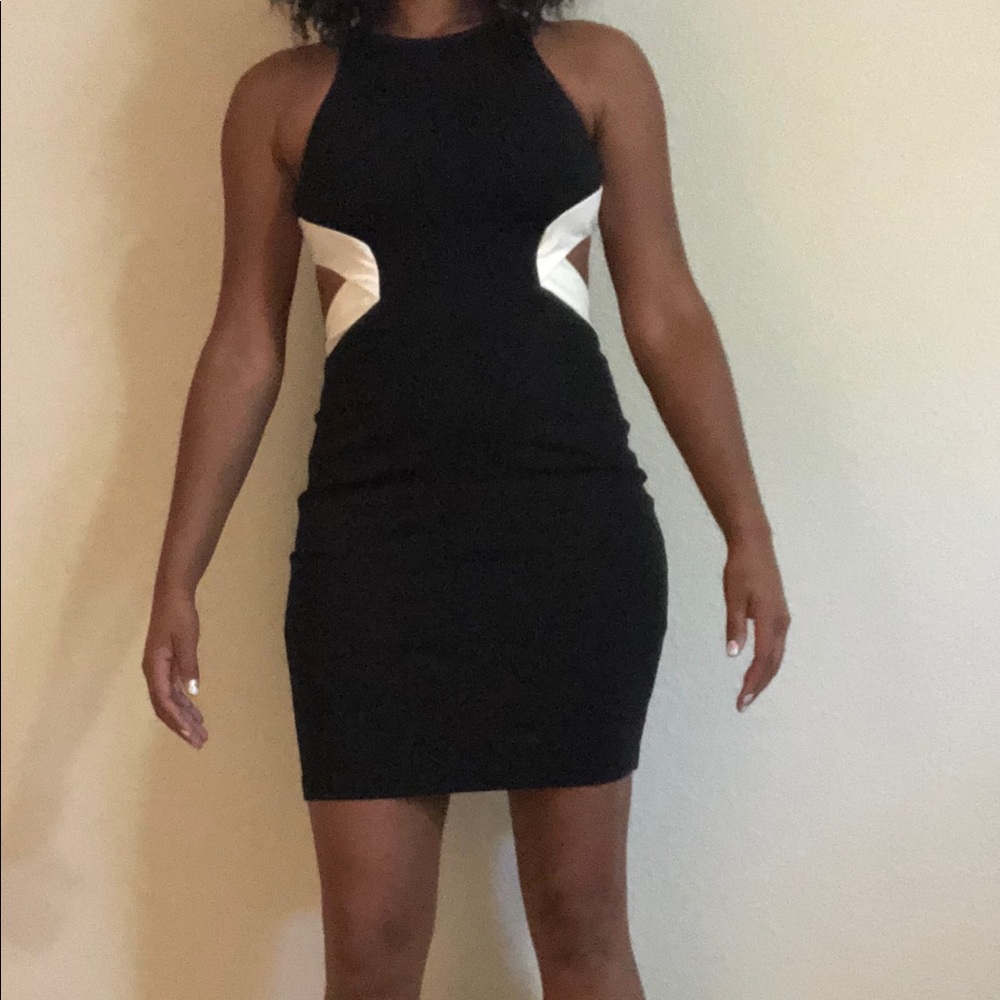 Black cocktail dress